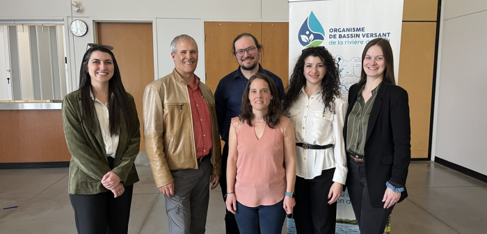 Membres des équipes de Fondation Rivières et de l'OBV rivière du Nord